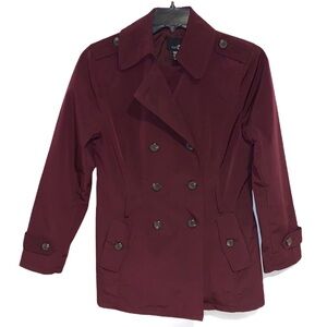 East 5th Jacket Women’s Size S Burgundy Long Sleeve Casual